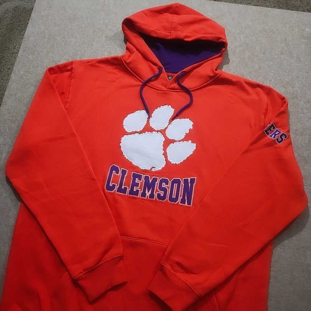 Colosseum Clemson Tigers Pullover  Hoodie -K